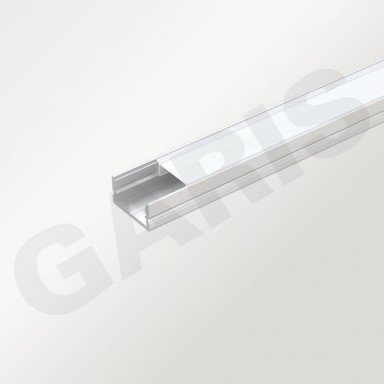 Máng nhôm chữ U đèn led, soi âm GL67.P20