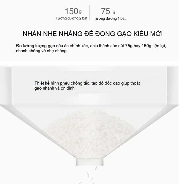 thùng đựng gạo thông minh nhật bản