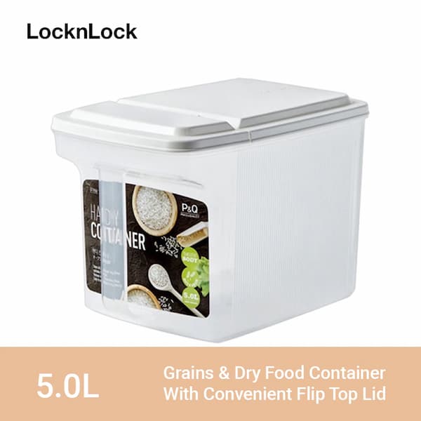 thùng đựng gạo 5kg lock&lock