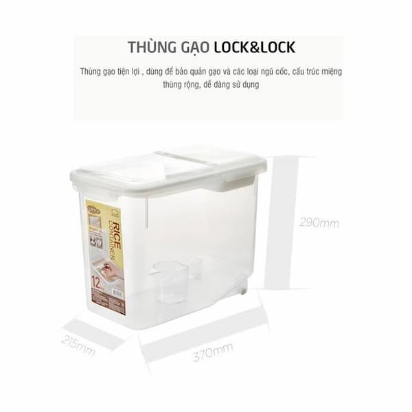 thùng gạo 15kg