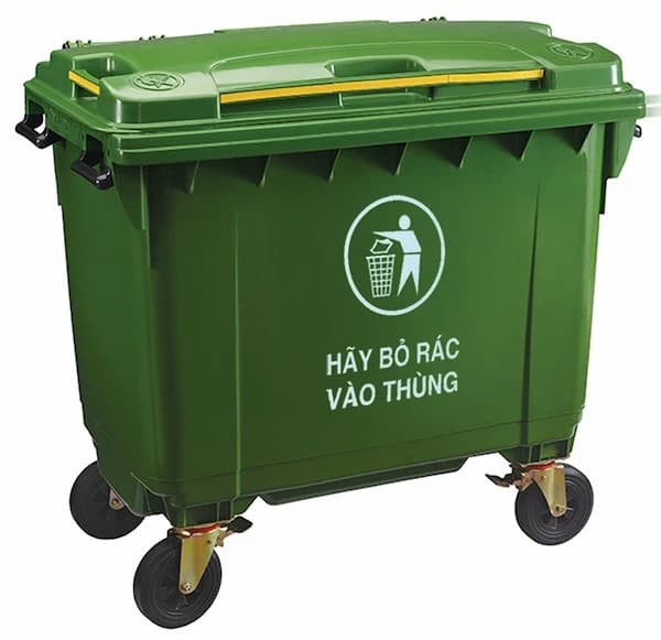 thùng rác lớn