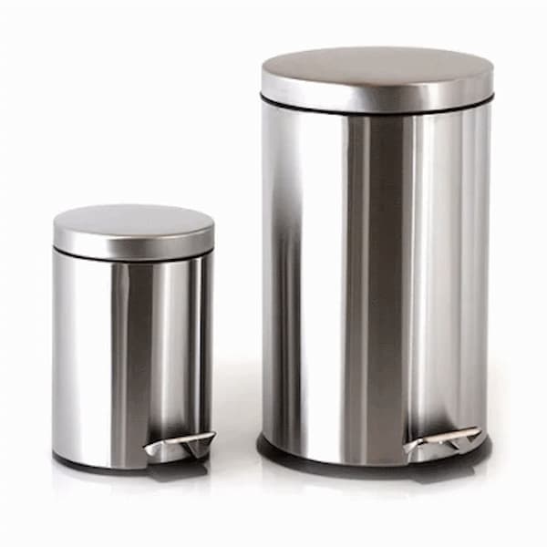 thùng rác inox đạp chân