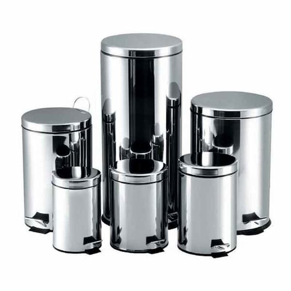 thùng rác inox đạp chân