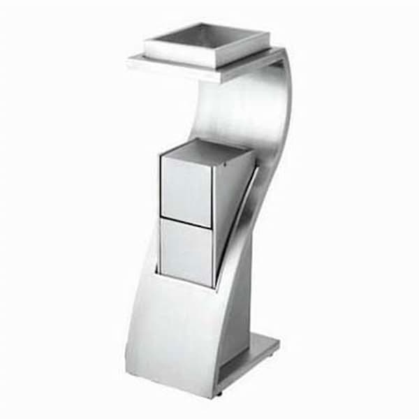 thùng rác inox gạt tàn