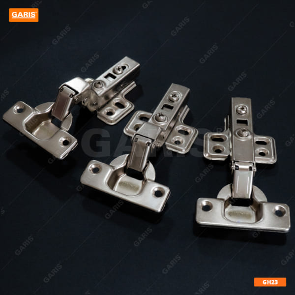 Bản lề giảm chấn thép mạ nickel GH23