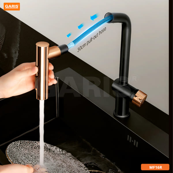 Vòi rửa bát đẹp chất liệu đồng MF16R