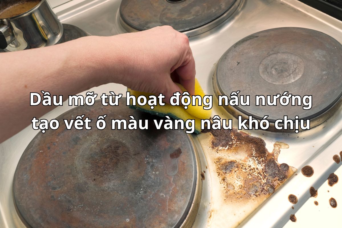 Cách tẩy vết ố trên đá granite