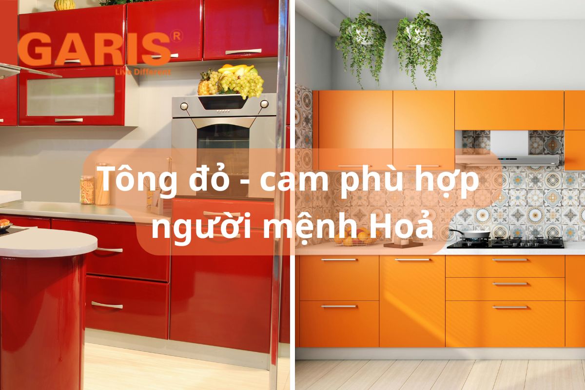 Phòng bếp nên sơn màu gì