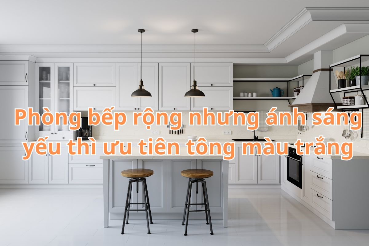 Phòng bếp nên sơn màu gì
