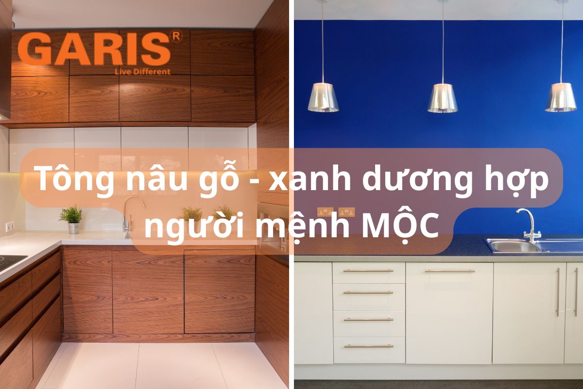 Phòng bếp nên sơn màu gì