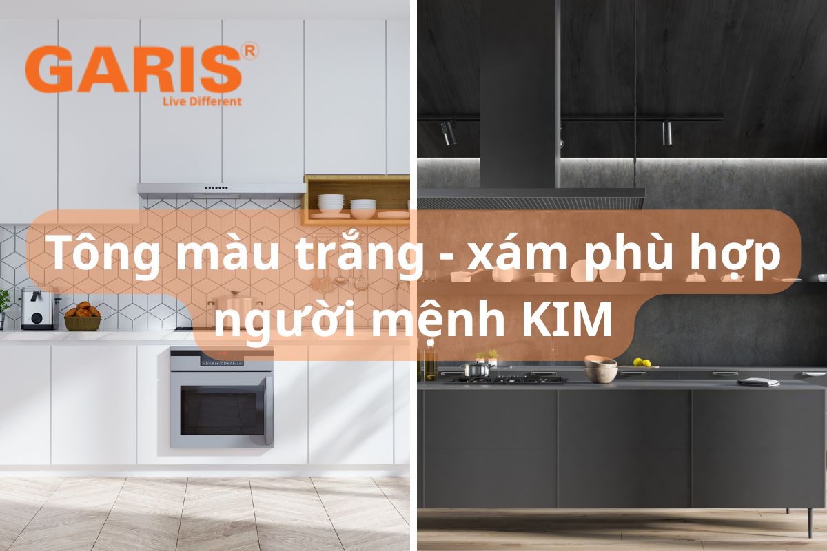 Phòng bếp nên sơn màu gì